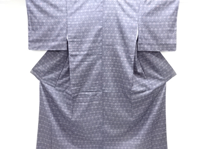 JAPANESE KIMONO / TSUMUGI / WOVEN ABSTRACT